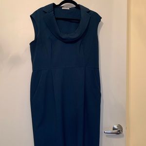 Navy Sleeveless Dress